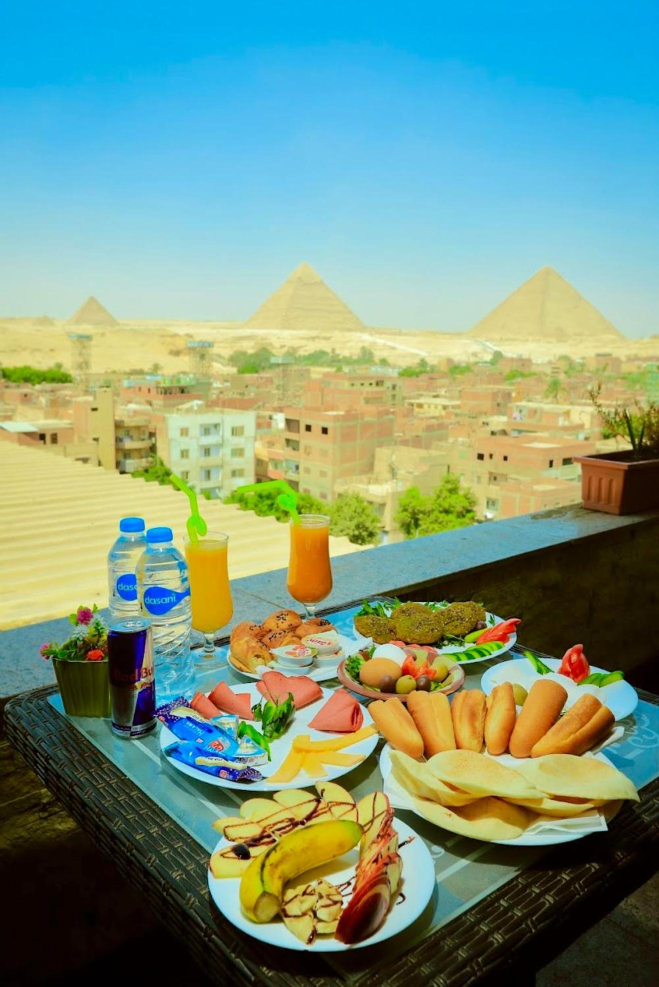 Topaz Pyramids View Inn Kafret el-Gabal Eksteriør billede
